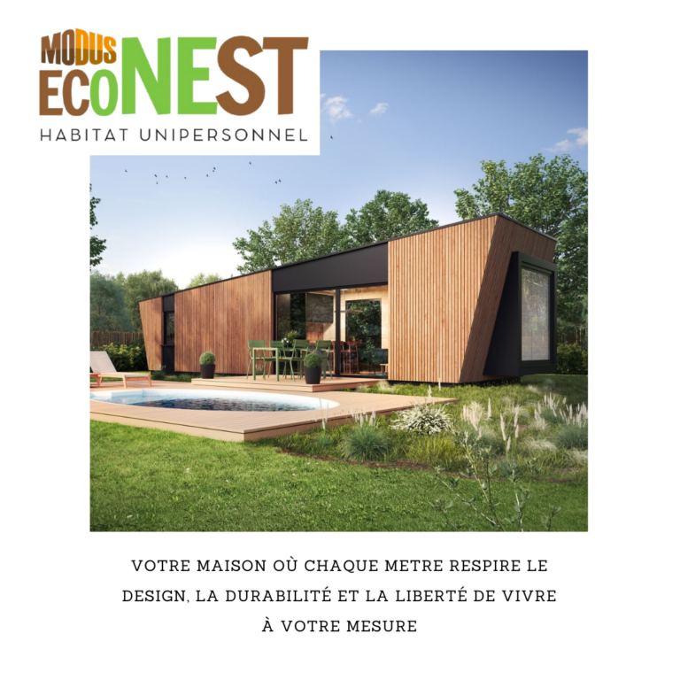 MODUS EcoNEST habitat léger design en bois