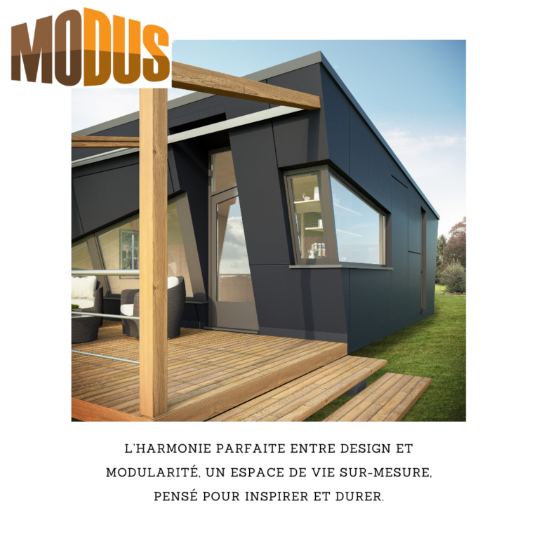 MODUS habitat léger modulaire en bois