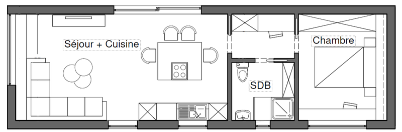 MODUS EcoNEST habitat léher modulaire bois
