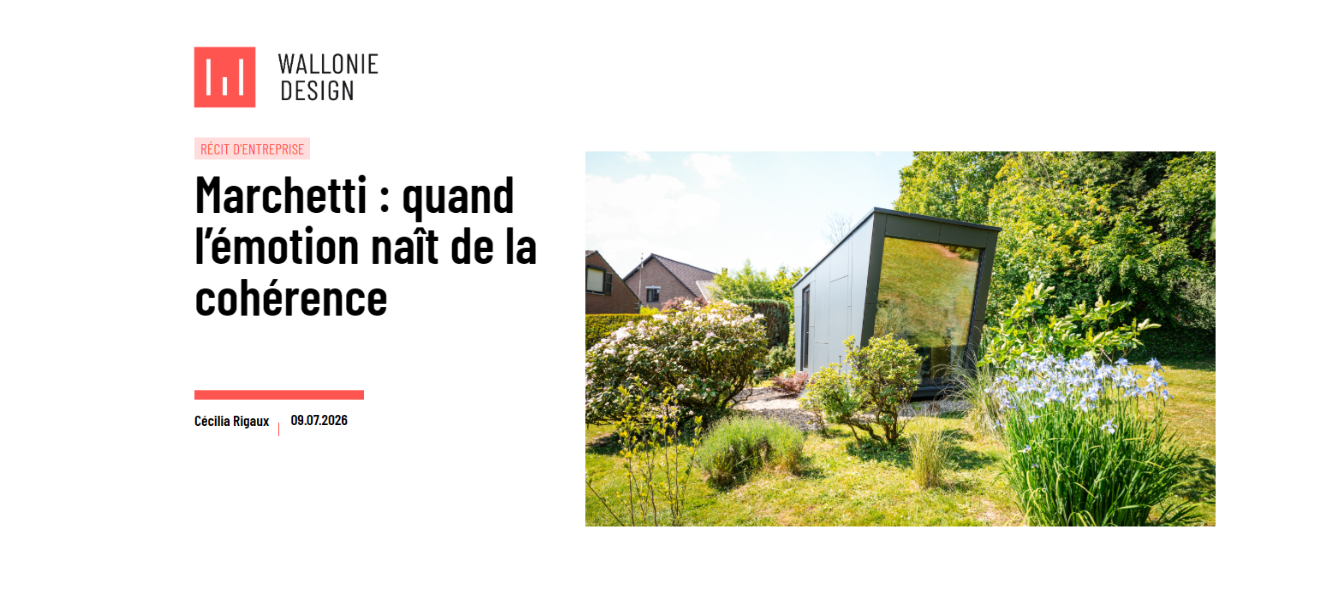 Wallonie Design récit entreprise innovation Marchetti